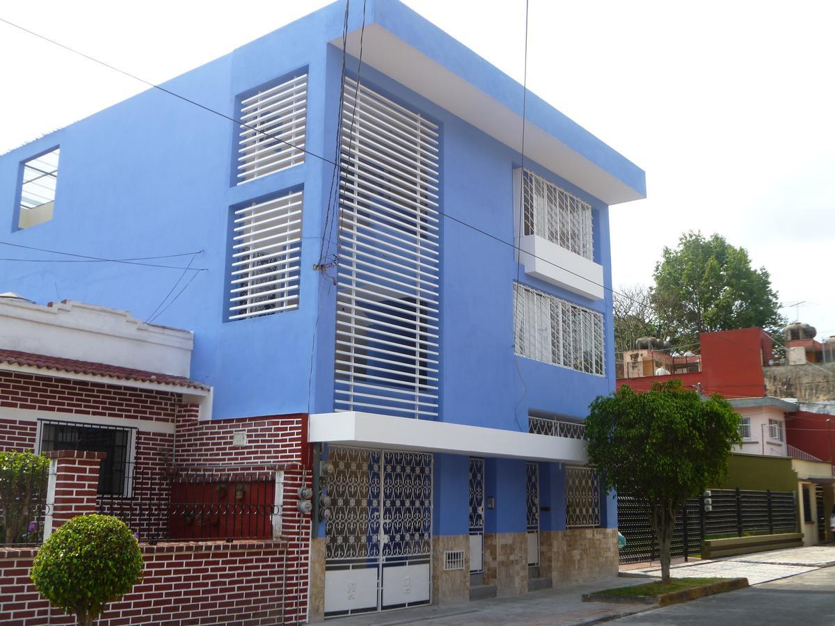 La Casa Azul Hostal Y Pension - Coatepec Xalapa Eksteriør billede